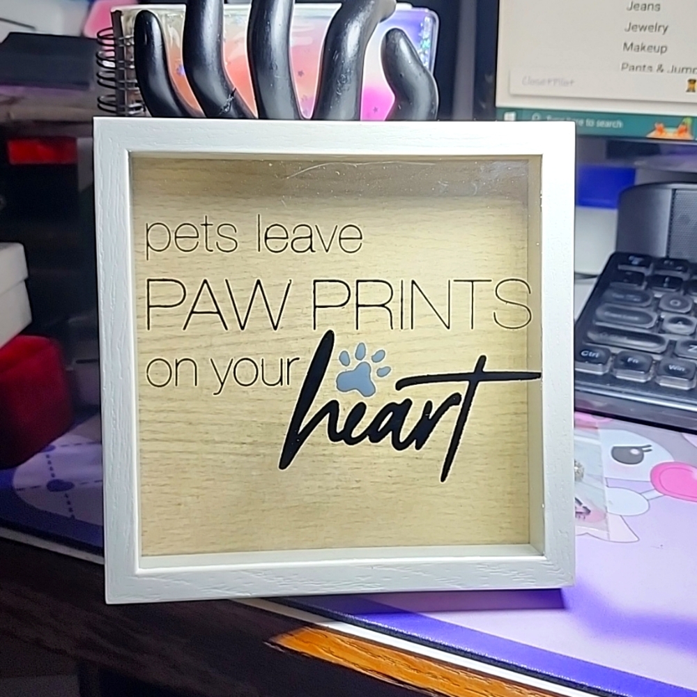 New 5x5 Memorial Shadow Box for Pets